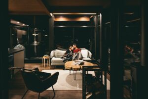 un espace confortable